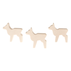 Halmakegel.com Rehkitz - 30x29x8mm - natur 256182