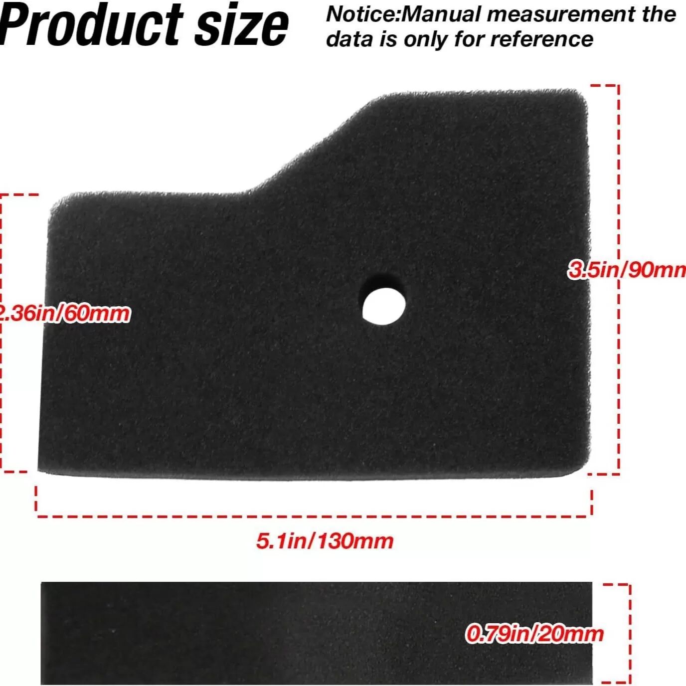 INF Kit de filtre à air pour générateur Honda avec bougie d'allumage et filtre à carburant - Compatible avec EB2000i et EU20