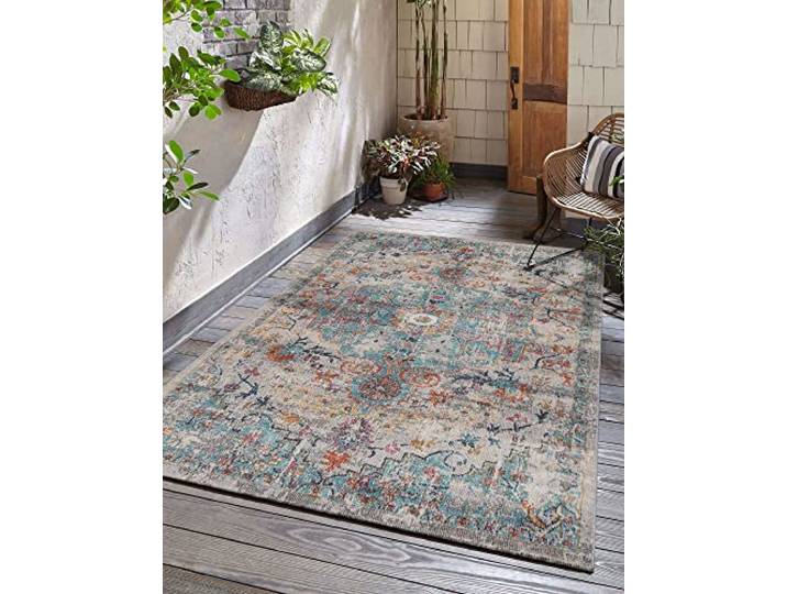 the carpet Palma - Outdoor Teppich wetterfest – Balkon Teppich, Terrasse & Garten – UV-beständig, pflegeleicht, Indoor Outdoor Teppich, Mehrfarbig, Bunt, 160 x 230 cm