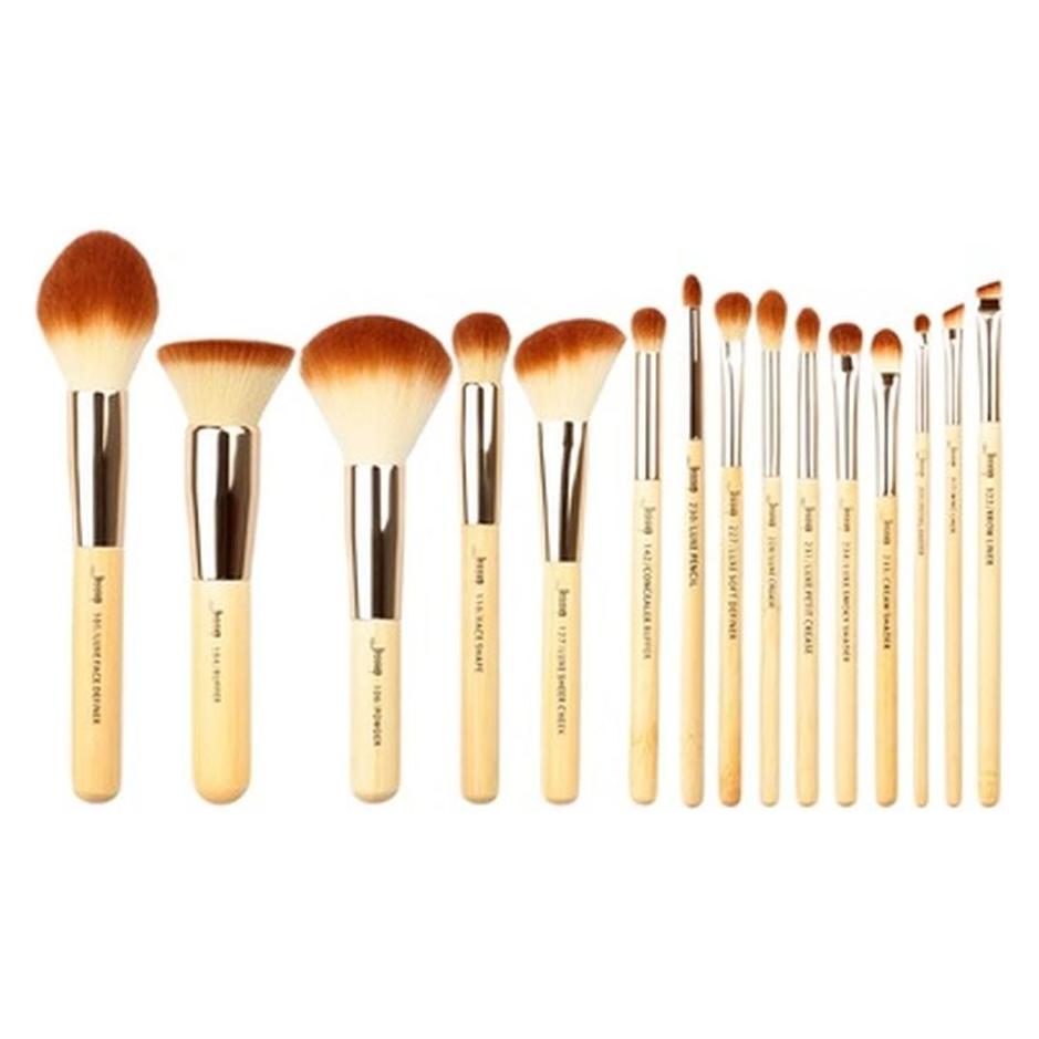 Bambus Makeup Pinsel Set Vegane Makeup Pinsel Kosmetik Pinsel Lidschatten Pinsel Puder Foundat (Set) (6971093061404)