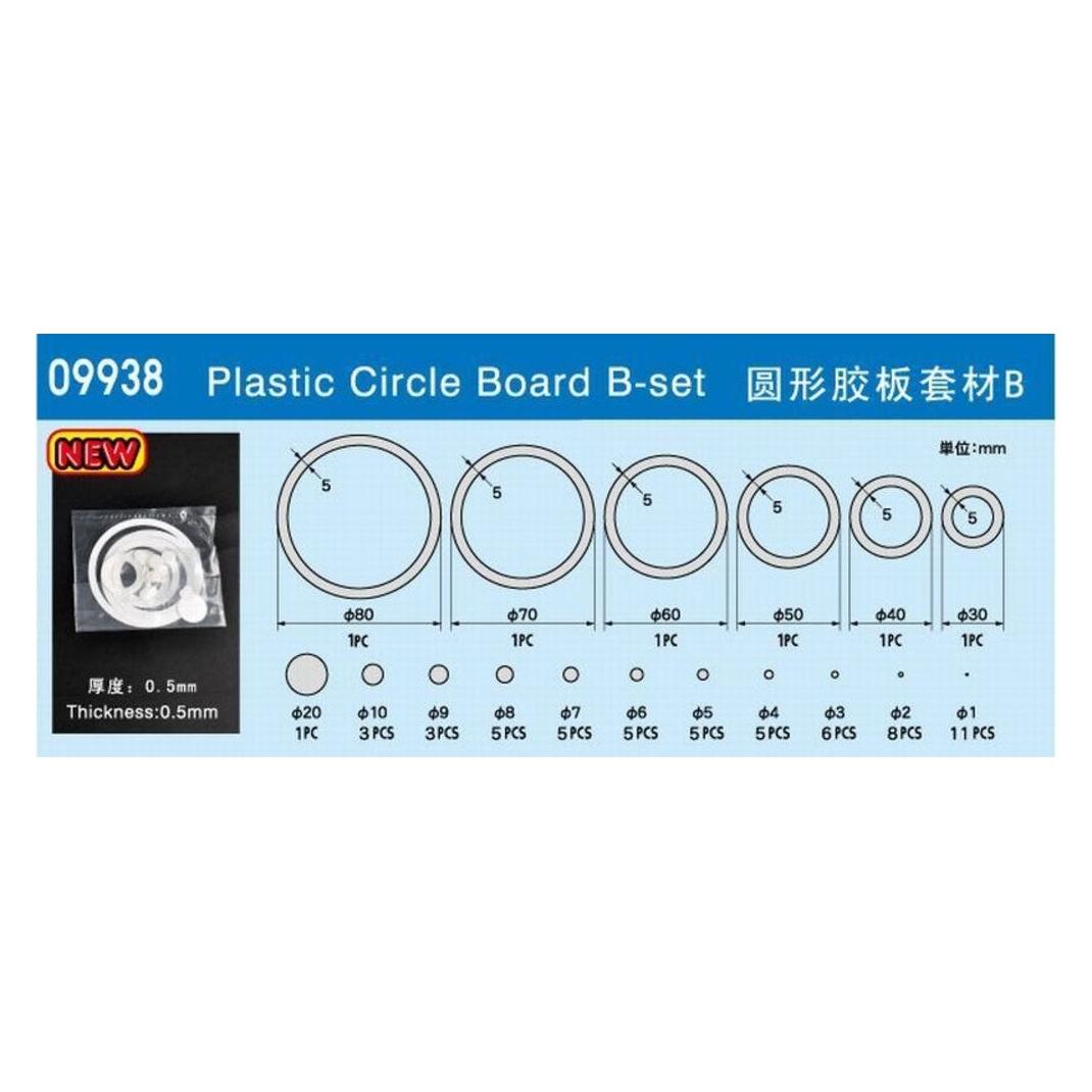 Master Tools Plastic Circle Board B-set (09938)