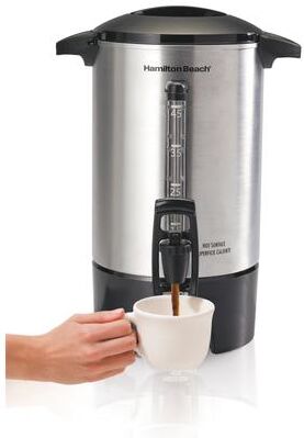 Hamilton Beach 45 Cup Coffee Urn with One-Handed Dispensing