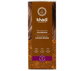 100g khadi Pflanzenhaarfarbe Goldbraun