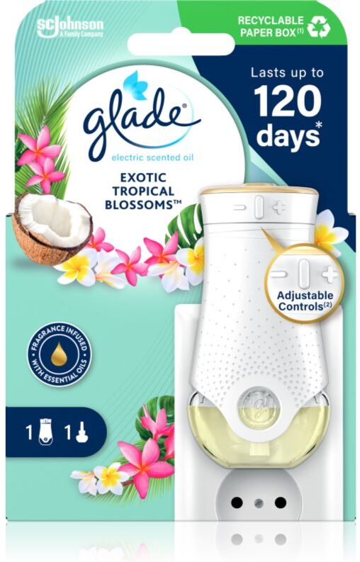 GLADE Exotic Tropical Blossoms diffuseur électrique de parfum d'ambiance 20 ml