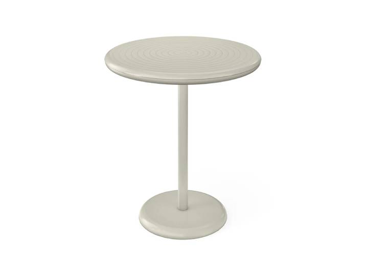Tom Dixon - Groove Round Gartentisch, Ø 69,7 cm, putty