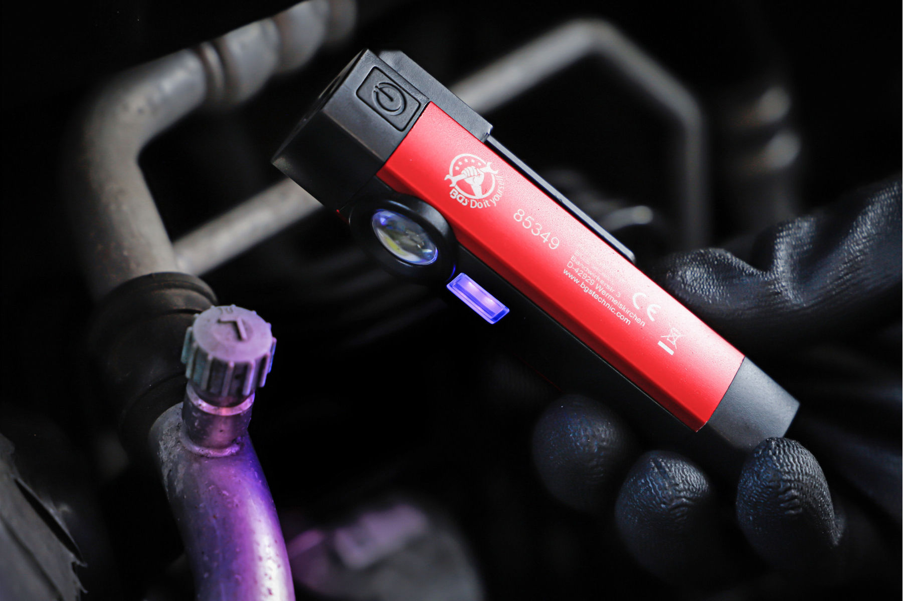BGS Do it yourself COB-LED / UV-Aluminium-Handleuchte 85349, 1 W)
