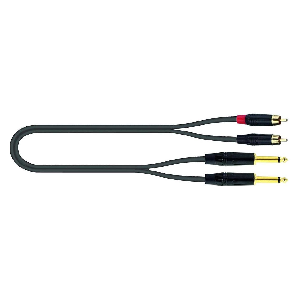 Quik Lok Quiklok JUST Kabel 2RCA2J 2J.Mon-2RcaM (Cinch Kabel) (39827550)