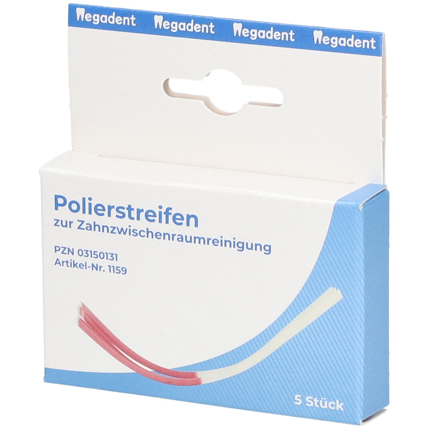 Polierstreifen z.Zahnzwischenraumreinigung 5 St Streifen