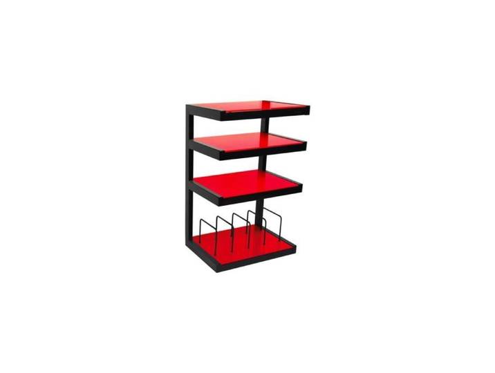 Meuble Hi-Fi - NorStone - Esse - Finition Satinée - Verres Rouges - 24 kg