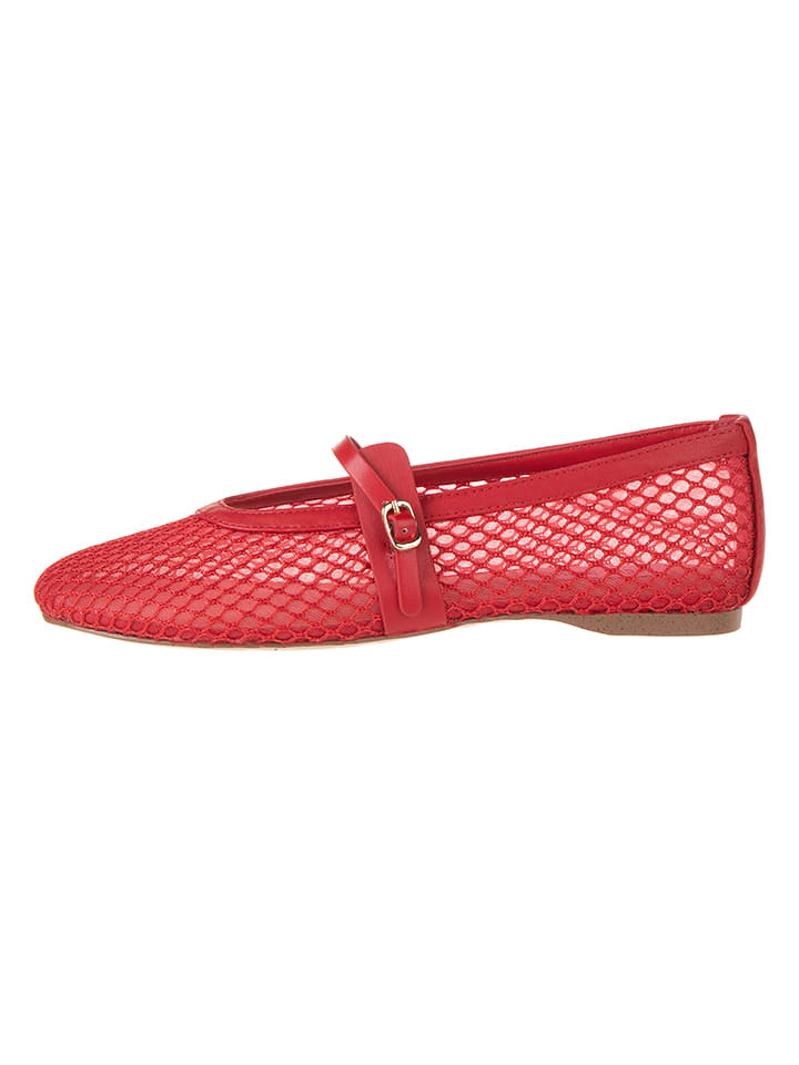 Steve Madden Spangenballerinas in Rot in Rot - 41