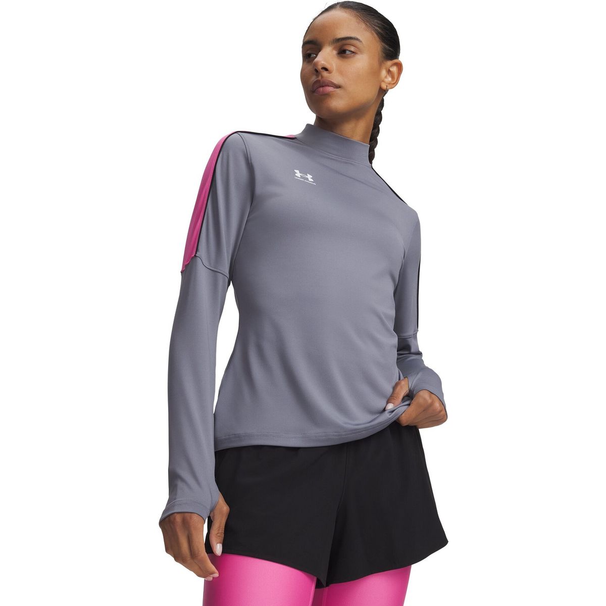 Under Armour W Challenger Midlayer gray black (024) L 6004072-024-LG