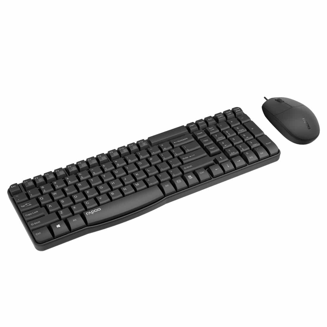 Rapoo NX1820 Büro Tastatur USB (Schwarz) 19192