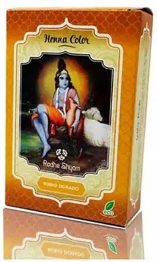 RADHE SHYAM Henna Polvo Rubio Dorado