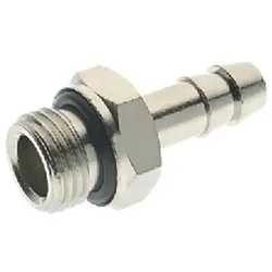 RS PRO, Schlauchanschluss + Schlauchverbinder, 6mm, 1/4Zoll BSPP Schlauchanschluss Messing