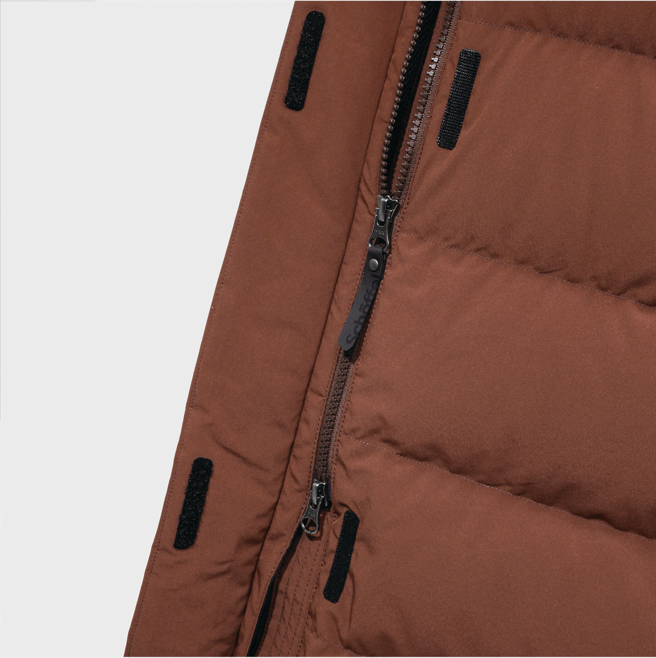 Parka SCHÖFFEL "Down Coat Style Vindave WMS", Damen, Gr. 36, braun (4805, braun), Oberstoff: 100% Polyester. (Membran: Thermoplastisches Polyurethan). Futter: 100% Polyester. ENTHÄLT NICHTTEXTILE TEILE TIERISCHEN URSPRUNGS. Füllung: 80% Daune, 20% Federn,