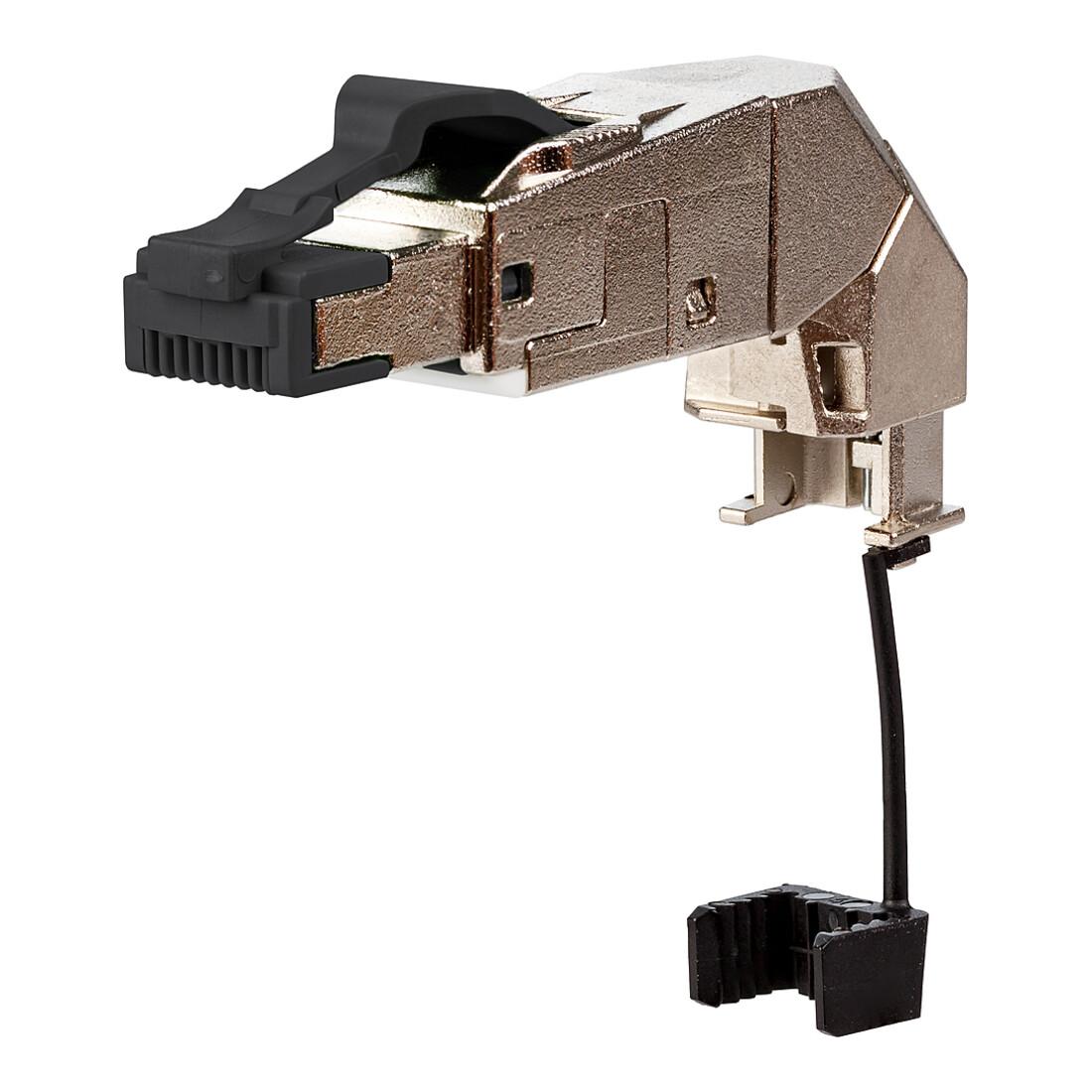BTR NETCOM RJ45 Stecker Cat.6A Kabelzuführ.360 Grad 130E405042-E ; Metz Connect)