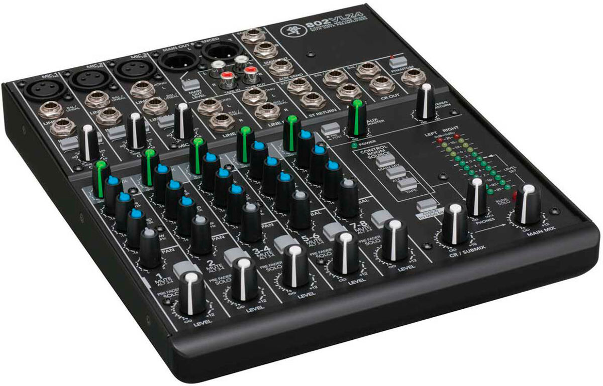 Mackie Mesa de Mezclas 802VLZ4. Negro