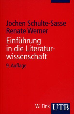 Jochen Schulte-Sasse - Einführung in die Literaturwissenschaft (Uni-Taschenbücher S) - Preis vom 11.10.2026 03:10:56 h