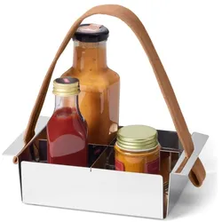 Philippi A TAVOLA Table Caddy, Küchen Organizer, Silber