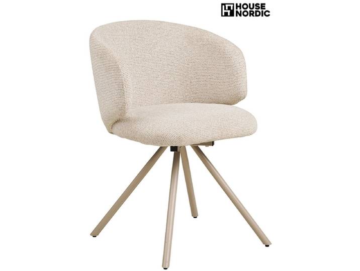 HOUSE NORDIC Stuhl FULHAM Polyester sand drehsitz
