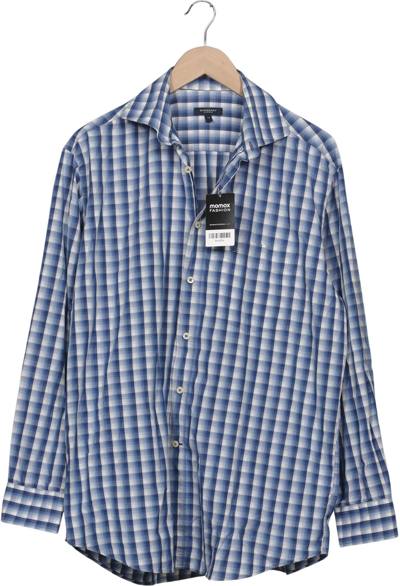 Burberry Herren Hemd, Mehrfarbig, Gr. 42, Baumwolle - Second Hand