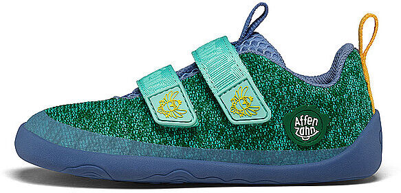 AFFENZAHN Kinder Sneaker KNIT HAPPY Paradiesvogel dunkelgrün   34 B
