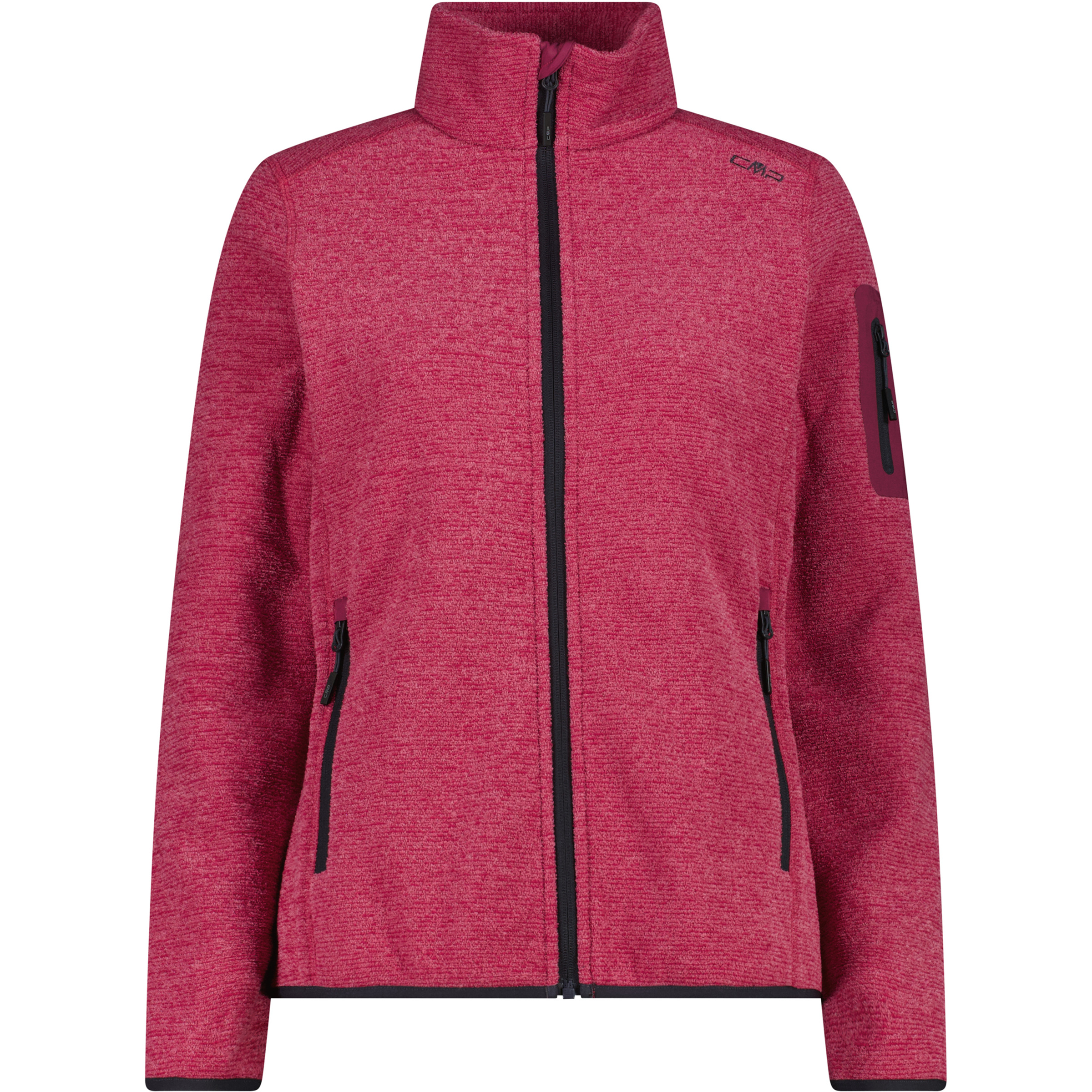 CMP Damen Fleecejacke pink Größe XL Trekking Widerstandsfähig