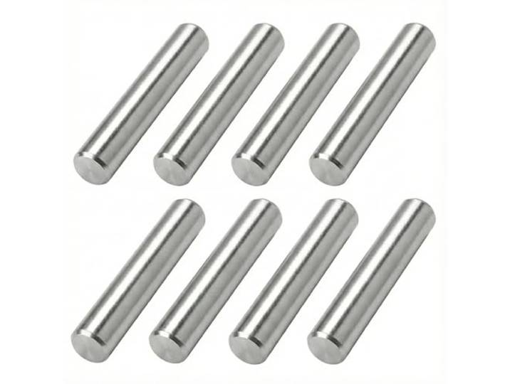 Support d'étagère métallique Ø 6 x 40 mm – Pièce de rechange 101324 compatible avec le support d'étagère IKEA Ivar North