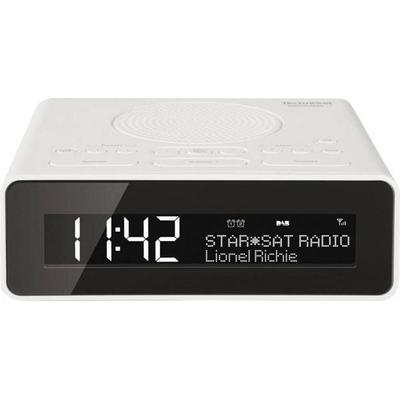 TechniSat DigitRadio 51 Radiowecker DAB+, UKW AUX Weiß -