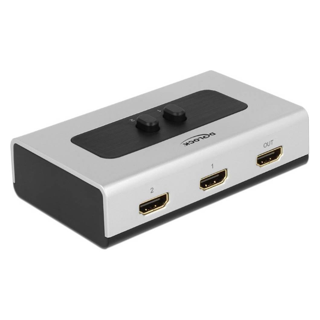 Delock Switch 2-port HDMI manuell (87663)