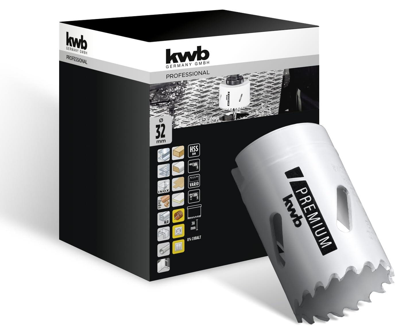 KWB Gatenzaag HSS Bi-Metal 32 mm