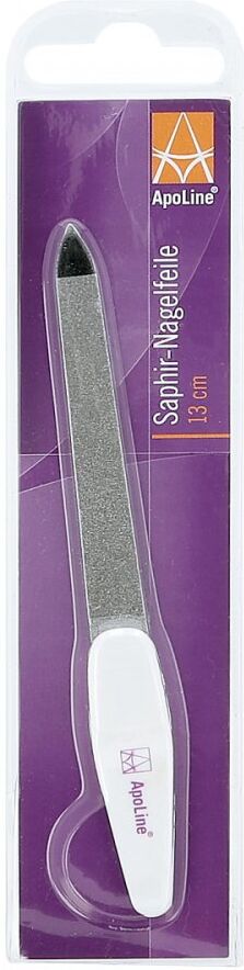 Apoline Nagelfeile Saphir 13 cm verchromt