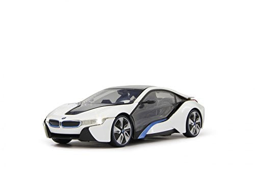 Jamara BMW i8 op schaal 1:14 in het wit met 2,4 GHz en LED-verlichting