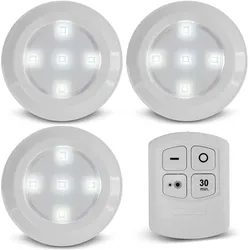 Eaxus, Möbelleuchte, LED Touch-Spotlights, 6 Stück, selbstklebend (80 lm)