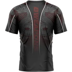 8Weapons, Herren, Funktionsshirt, Funktionelles T-Shirt, Naga Yant (XL), Rot, Schwarz