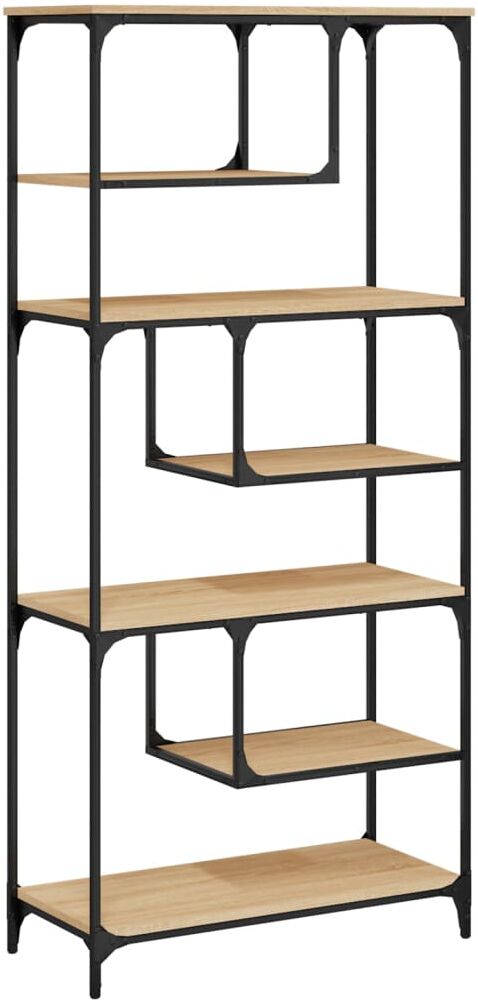 vidaXL Bibliothèque chêne sonoma 81x36x176 cm bois d'ingénierie