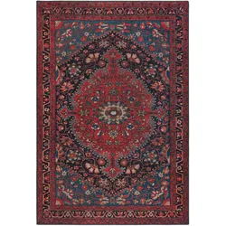 TEPPICH Waschbar HURST, orientalisch mit Medaillon, Rot, 115 x 170 cm