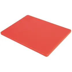 Hygiplas LDPE Schneidebrett rot 30,5x22,9x1,2cm