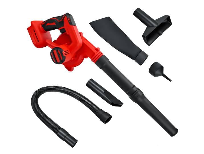 Souffleur de feuilles sans fil, souffleur d'air sans balais pour lieu de travail, souffleur électrique 2 en 1 à 6 vitesses et aspirateur pour batterie Milwaukee 18V