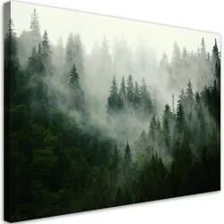 BILD Wald im Nebel 120x80cm