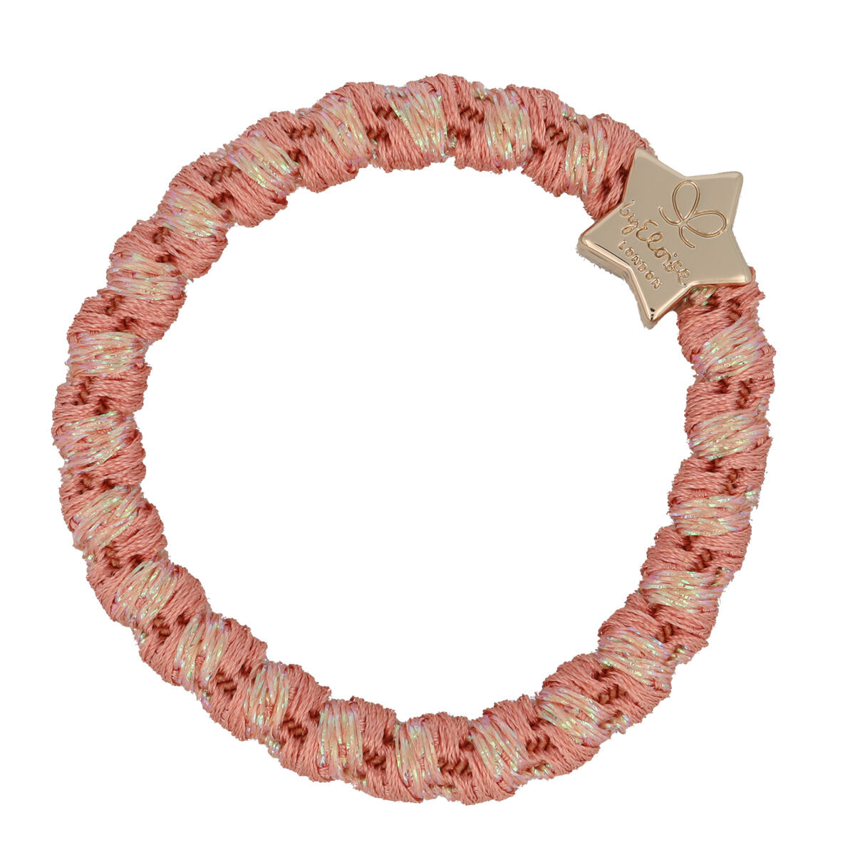 By Eloise London Gold Star Woven color Pink Sands