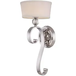 Elstead Lighting, Deckenleuchte, Madison Manor LED Wandleuchte G9 Imperial Silber (320 lm, G9)