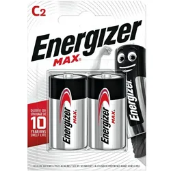 Energizer 2er-Pack Batterien »Max Alkaline« C / Baby