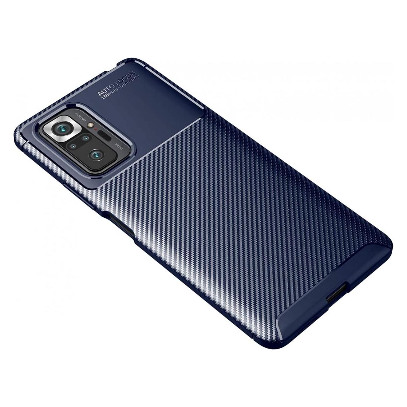 Screenguard Xiaomi Redmi Note 10S Hülle Carbon Design TPU Case (Xiaomi Redmi Note 10S) (00029494)