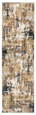 Style Haven Alfano Grey/ Gold High-low Distressed Abstract Area Rug