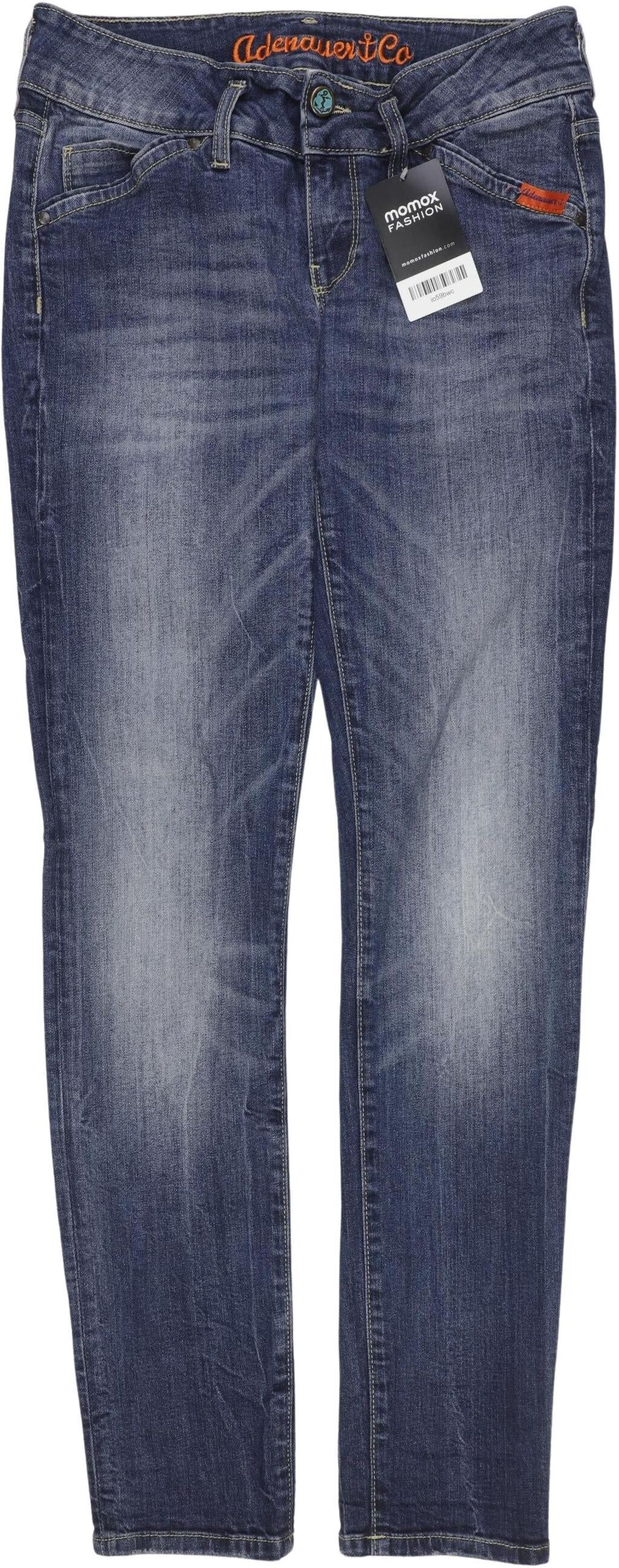 Adenauer & Co Damen Jeans, Blau, Gr. W26, Elasthan / Baumwolle - Second Hand