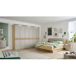 Musterring Schlafzimmer-Set Minto 2.0 4tlg. Lack Grau Taupe 180 x 200 cm