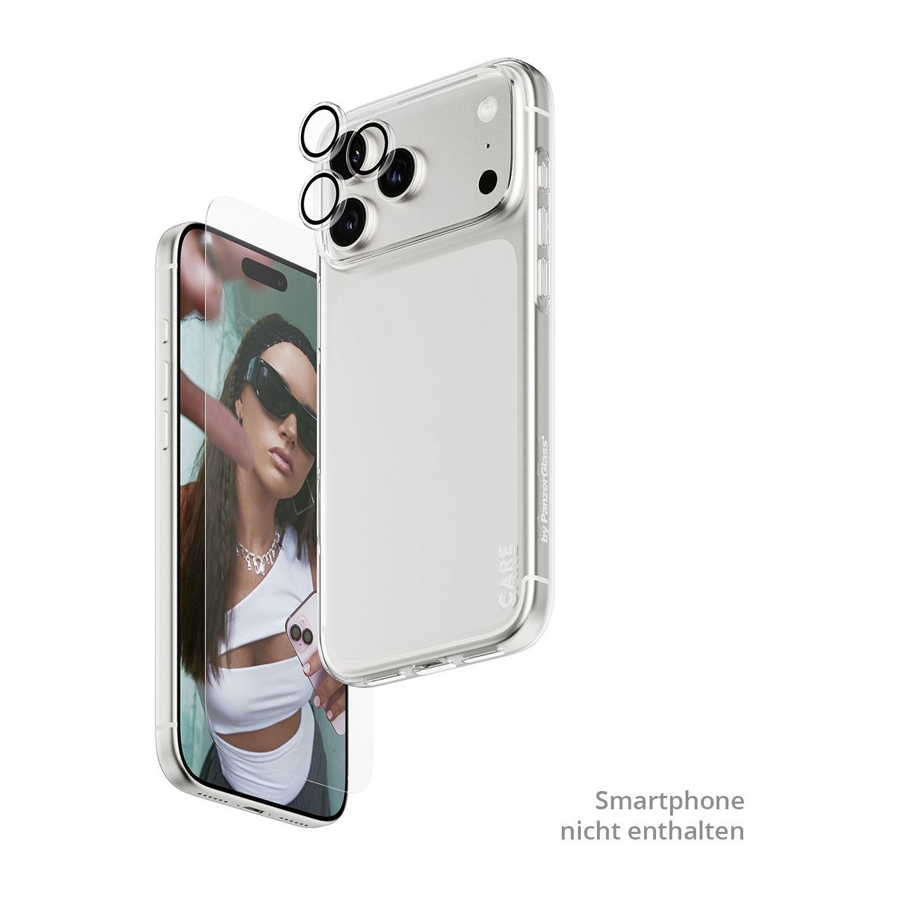 PanzerGlass SAFE. CARE BY 3-IN-1 FASHIONABL COMBO IPHONE 17 PRO MAX