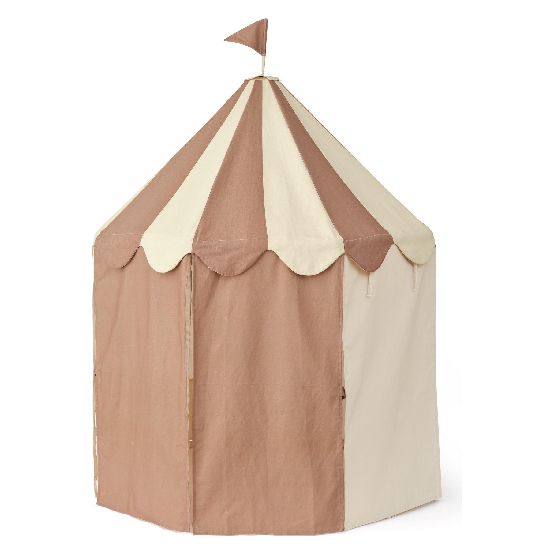 Kids Concept Pavillon Zelt gestreift dusty braun (1001094)