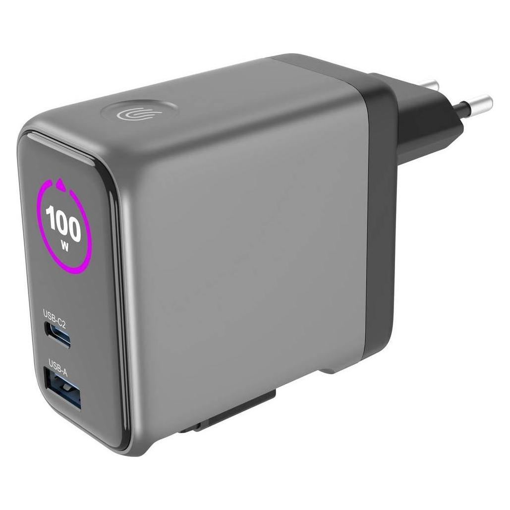 Voltcraft UC-100W01 USB Ladegerät 1x USB-A, 2x USB-C USB PD Schwarz GaN, USB (100 W, 3 Ports) (VC-17776055)